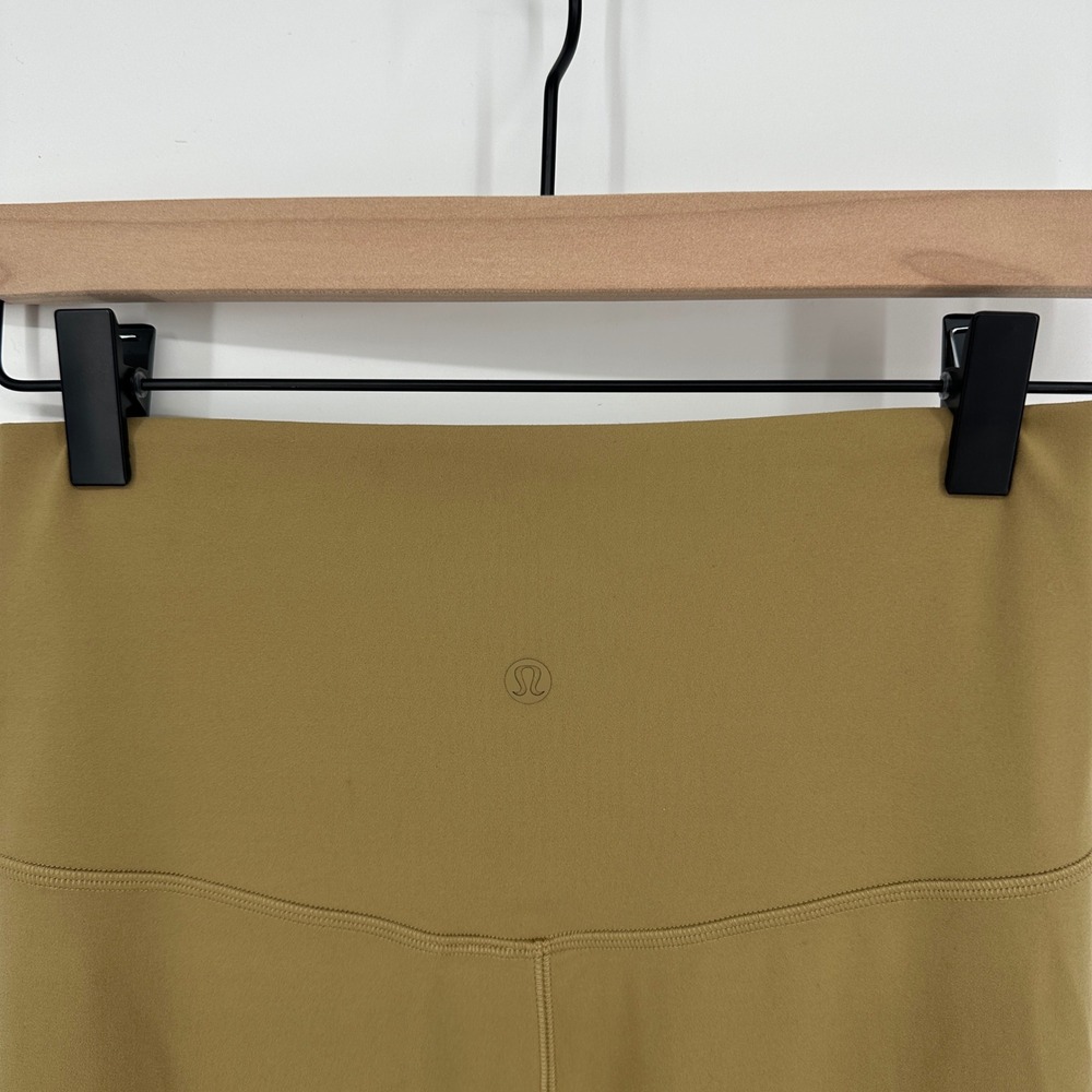 Lululemon Nulu Slim-Fit High-Rise Skirt 6 Filbert Tan Stretch Athleisure Neutral - Picture 5 of 8